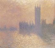 Houses of Parliament,London,Stormy Sky, Claude Monet